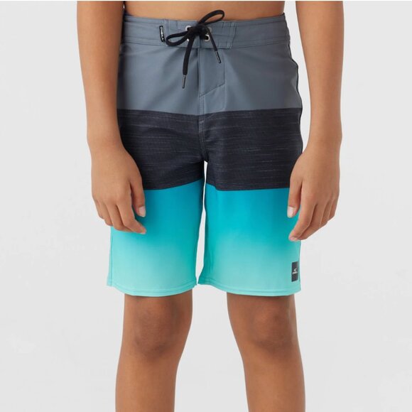 NWT O'Neill BOY'S HYPERFREAK HEAT BLOCK 17" BOARDSHORTS
